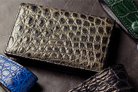 ワニ革小物 クロコダイル