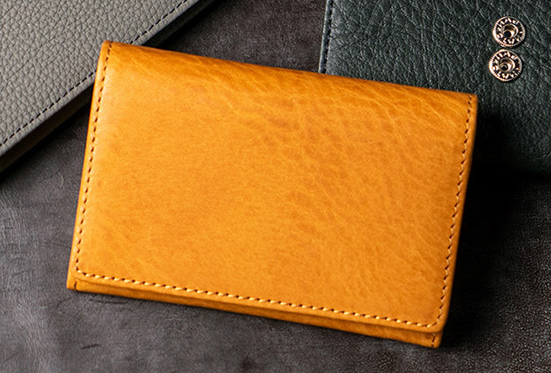 牛革製名刺入れ