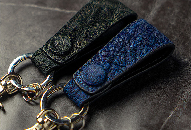 革製キーケース エレファント