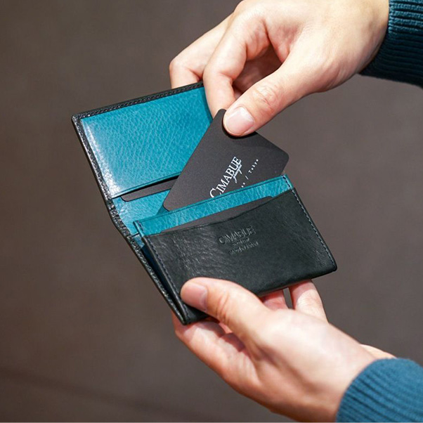 革製名刺入れ モーリス