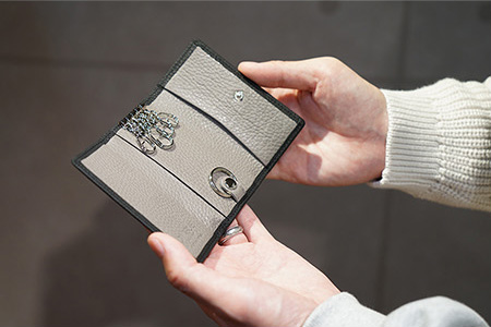 革製キーケース