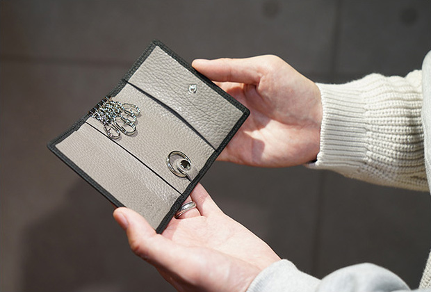 革製キーケース