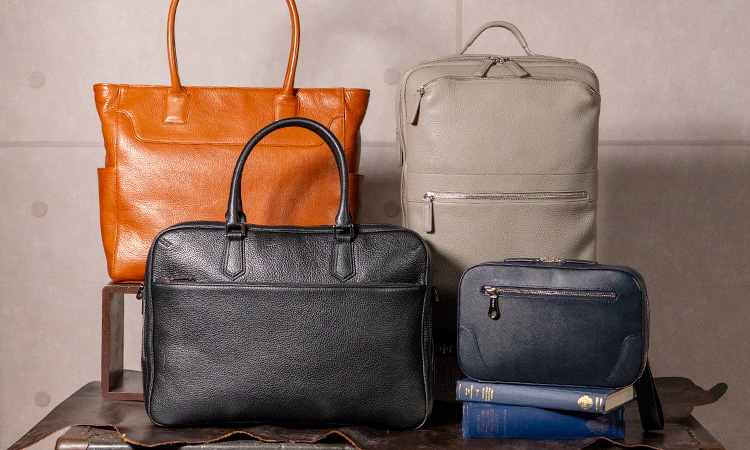 父の日 革バッグ