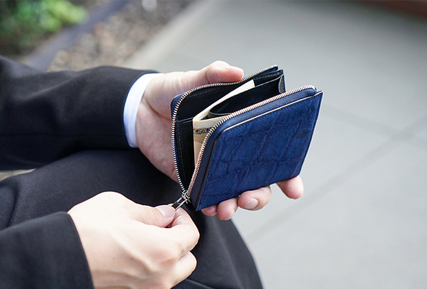 革財布 L字ファスナー