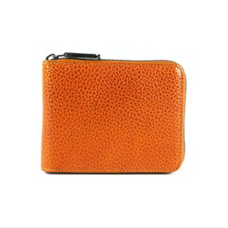 ベルーガラウンドファスナー二つ折財布