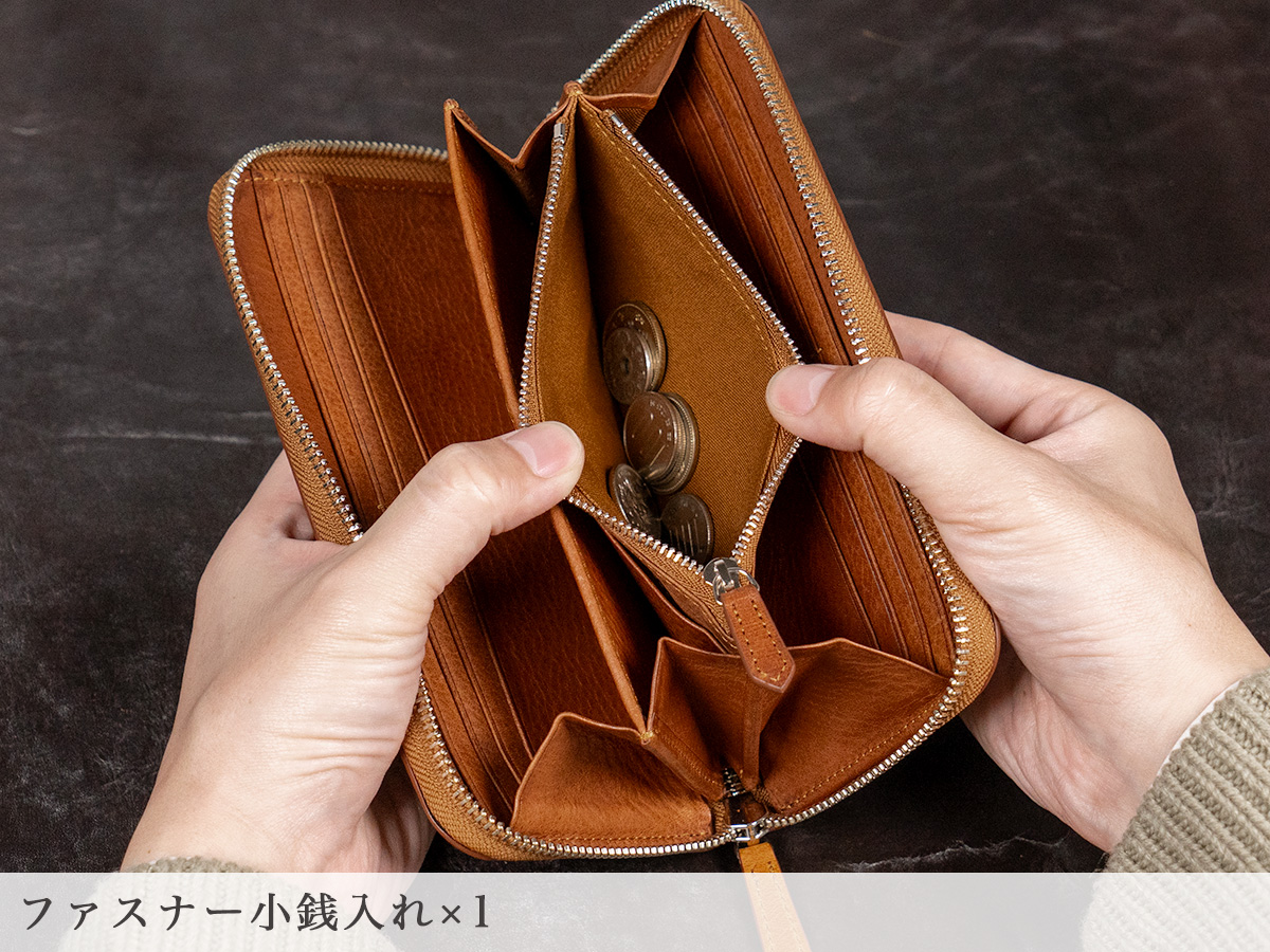 モーリス ラウンドファスナー長財布