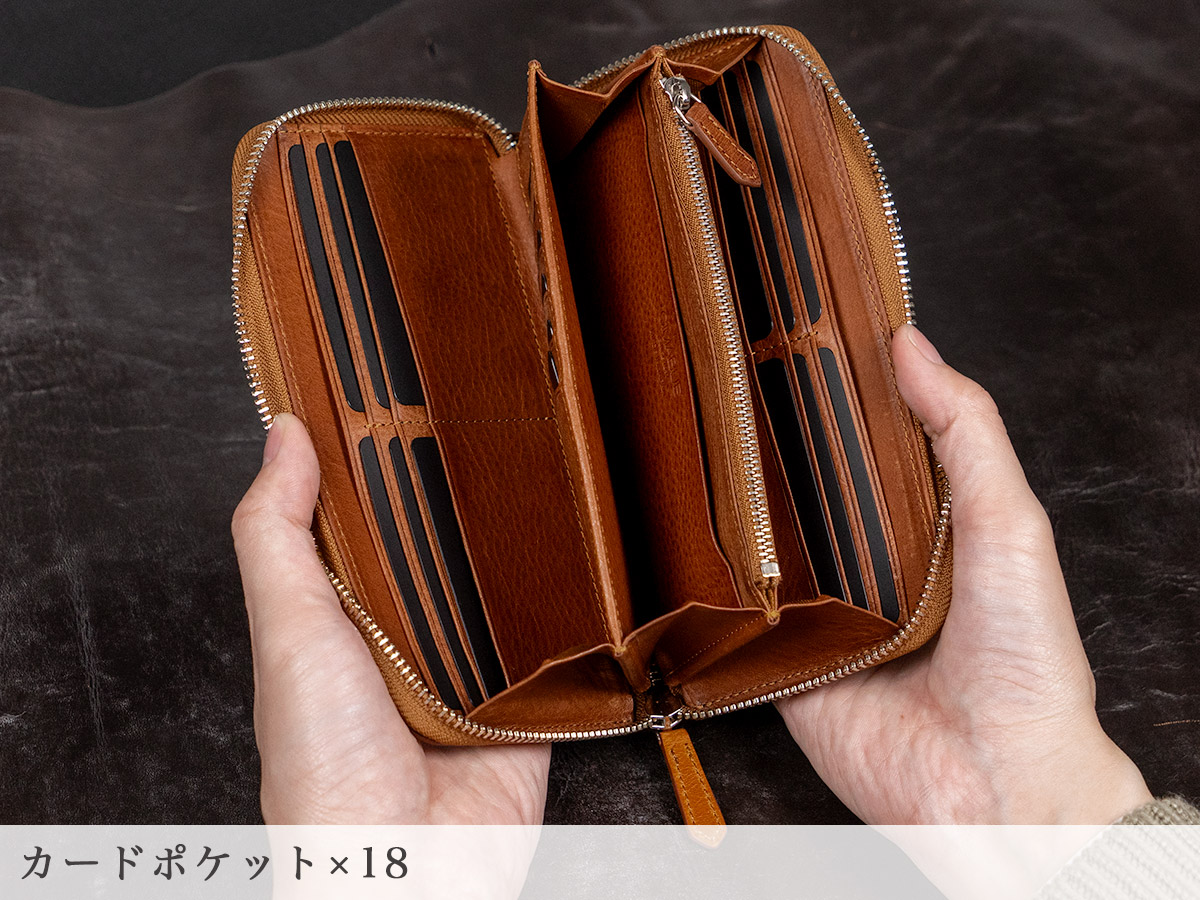 モーリス ラウンドファスナー長財布