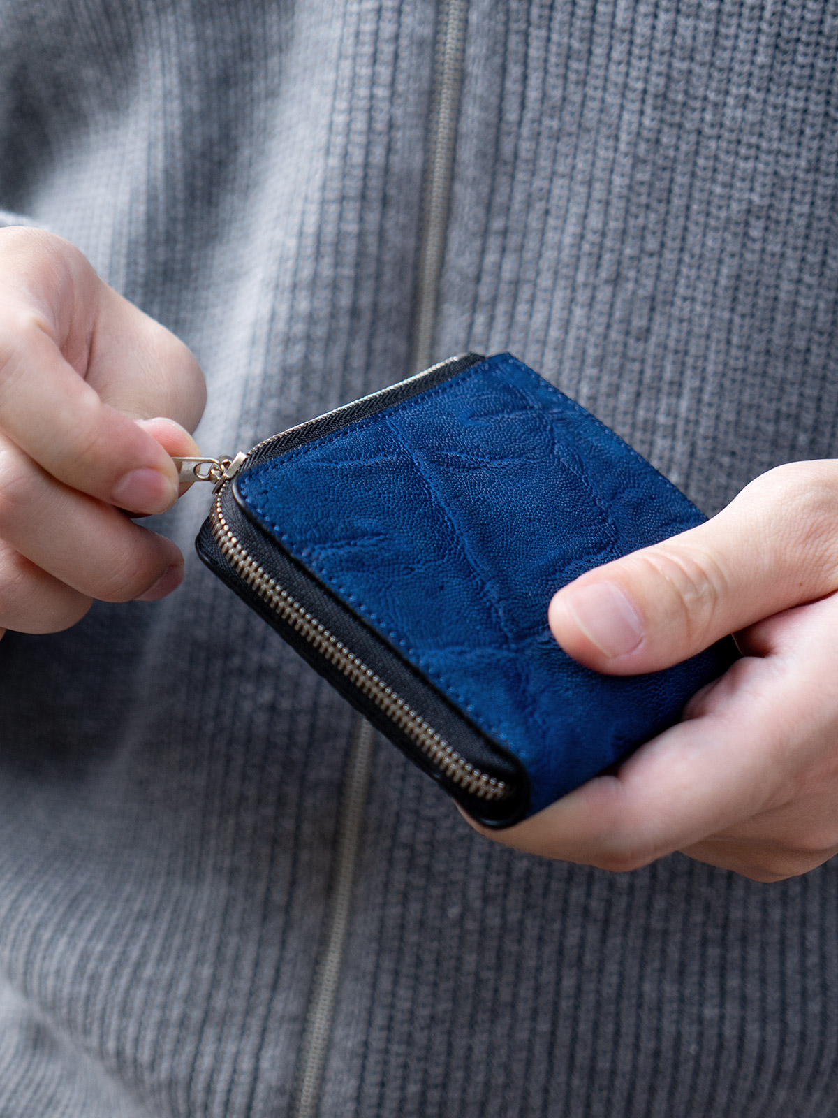 エレファントレザー LFスマートウォレット（L字ファスナー薄型財布