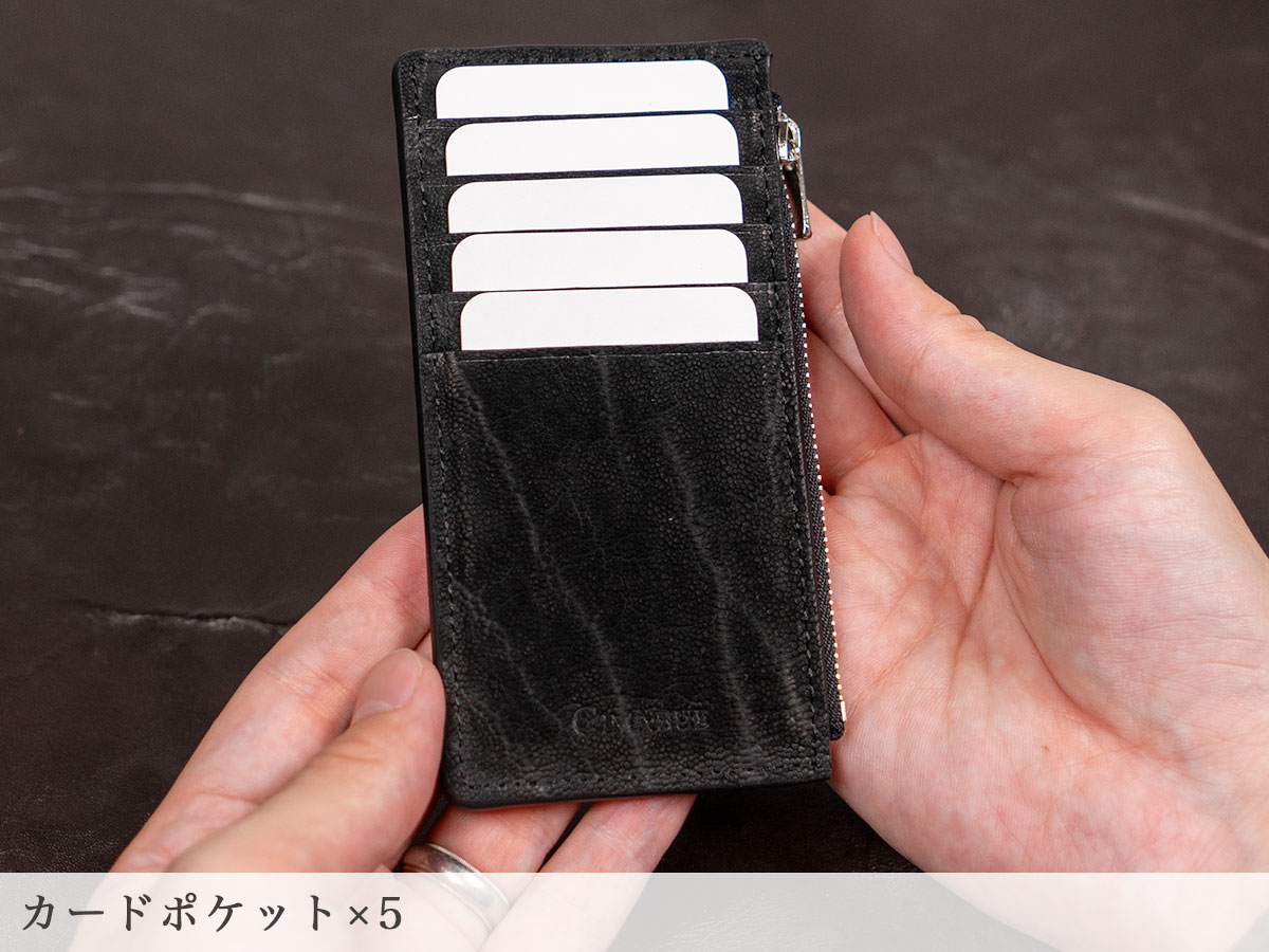 エレファントレザー フラグメントケース ミニ財布