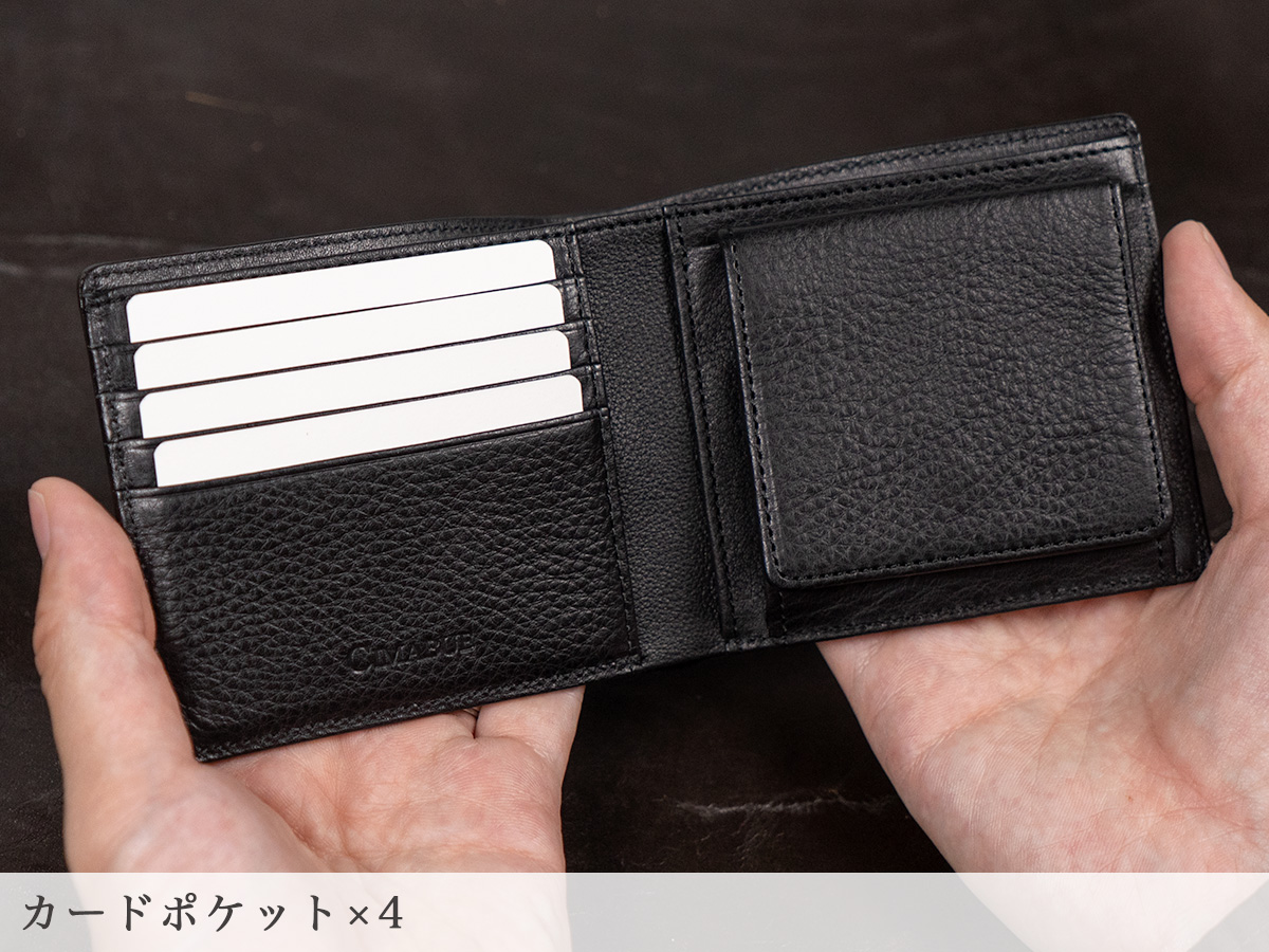 クーズー オープンスモールウォレット内装
