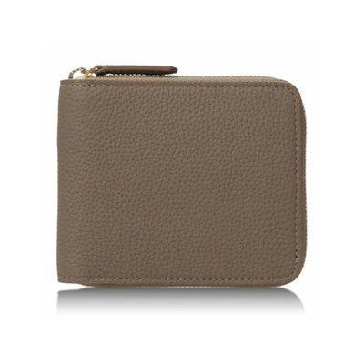 シュランケンカーフ ラウンドファスナー二つ折り財布