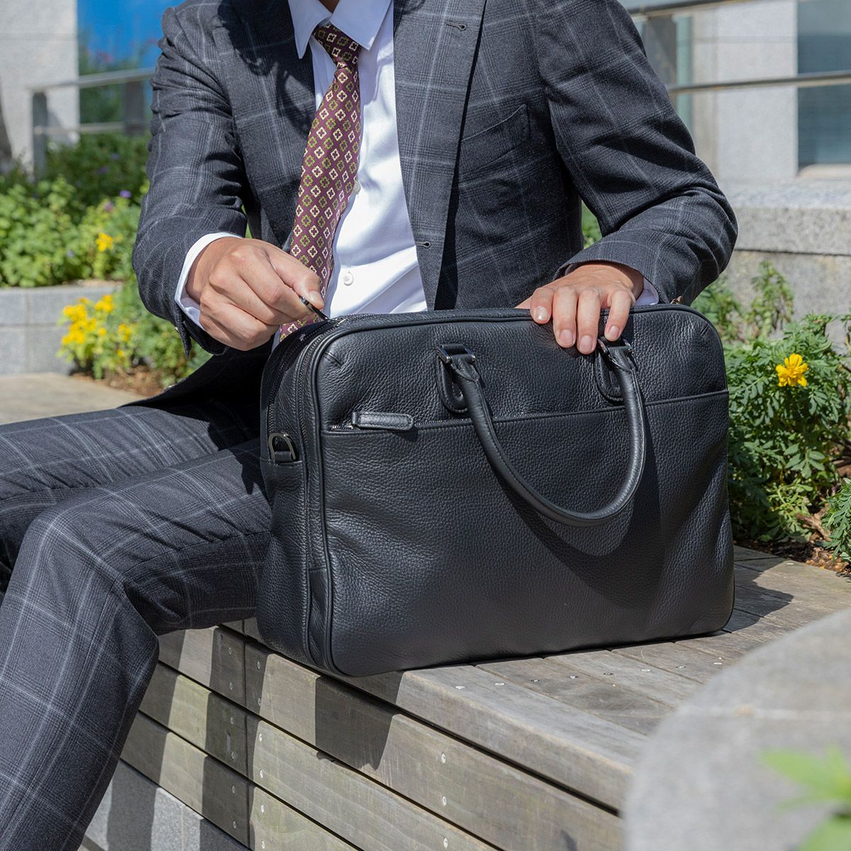 エメリーブリーフケース(ダブル) | ビジネスバッグ（革） | バッグ