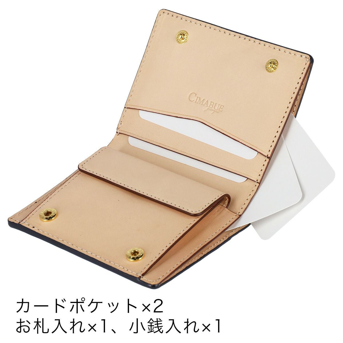 ミニウォレット チマブエ 財布 CIMABUE チマブエ クロコダイル 折り
