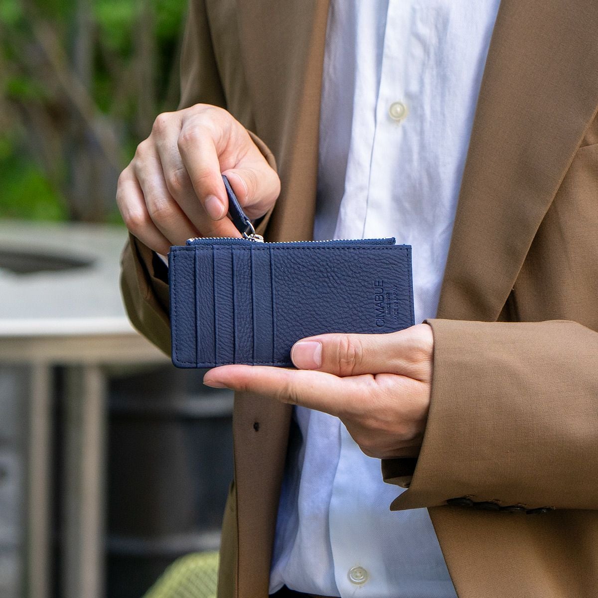 フレンチカーフフラグメントケース（ポケッタブル財布