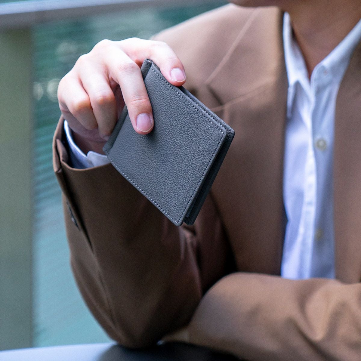 フレンチカーフマネークリップ 二つ折り札ばさみ | マネークリップ