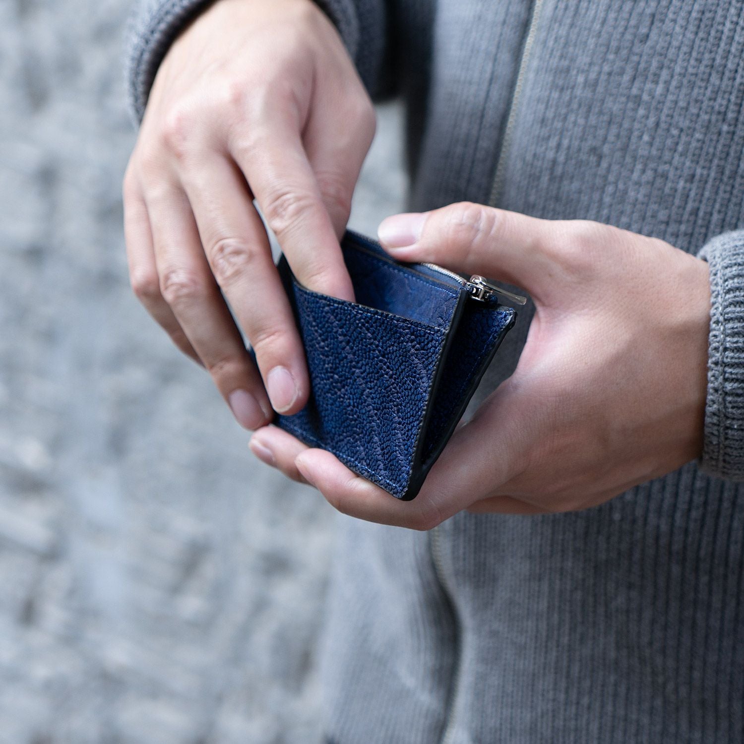 エレファントレザー フラグメントケース（ポケッタブル財布