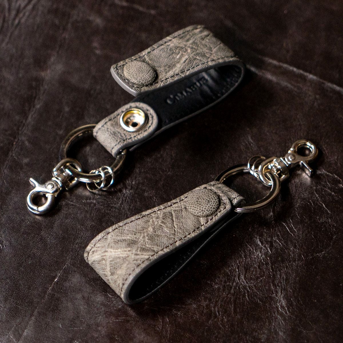 エレファントレザー ストラップキーホルダー | キーケース