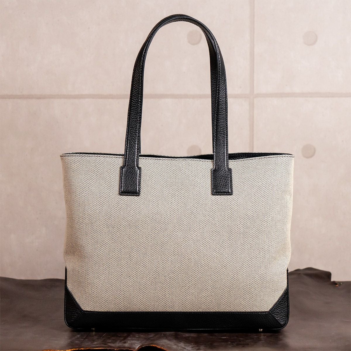 グレインキャンバスコンビ ボックストートバッグ | トートバッグ